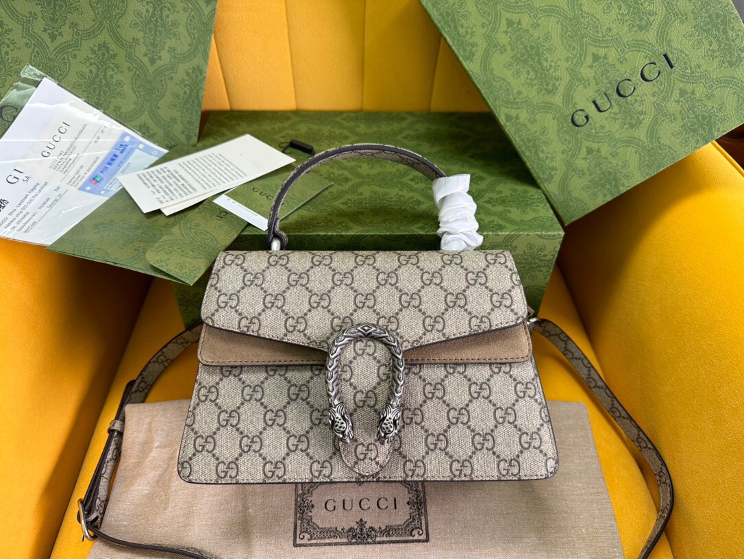 GUCCI 739496 SMALL DIONYSUS TOP HANDLE BAG 