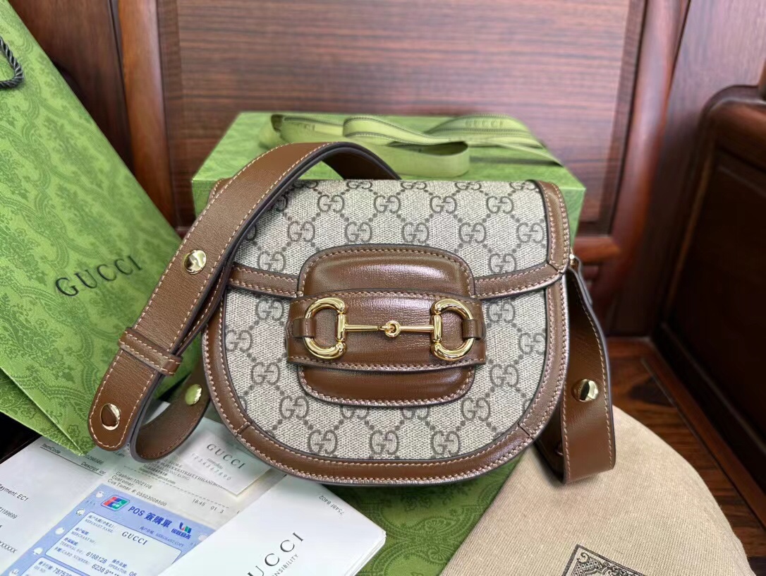 GUCCI HORSEBIT 1955 MINI ROUNDED BAG 760191