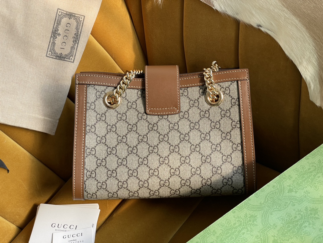 GUCCI PADLOCK GG SMALL SHOULDER BAG 498156