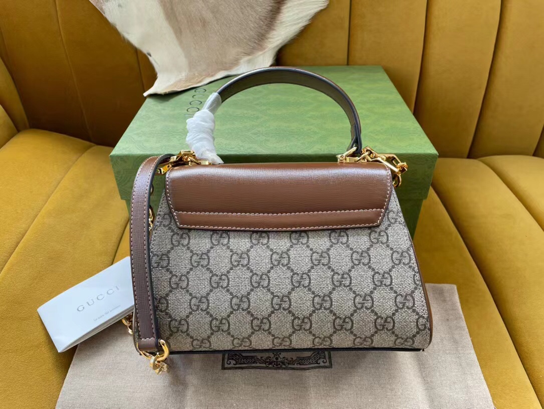 Gucci Horsebit 1955 mini bag in brown leather