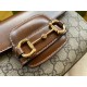 Gucci Horsebit 1955 mini bag in brown leather