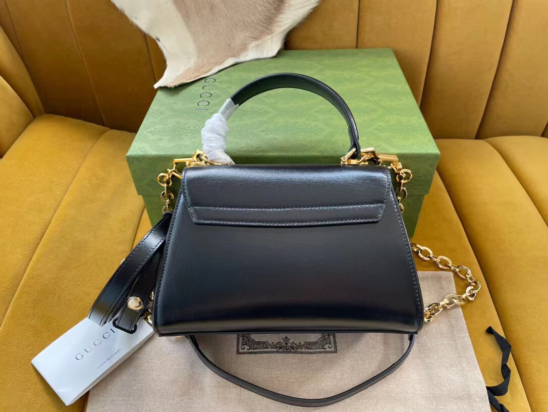 Gucci Horsebit 1955 mini bag in black leather