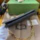 Gucci Blondie shoulder bag in black leather 699268