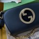 Gucci Blondie shoulder bag in black leather 699268