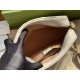 White Leather GG Marmont Matelassé Small Bag Zip