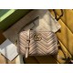 Nude Leather GG Marmont Matelassé Small Bag Zip