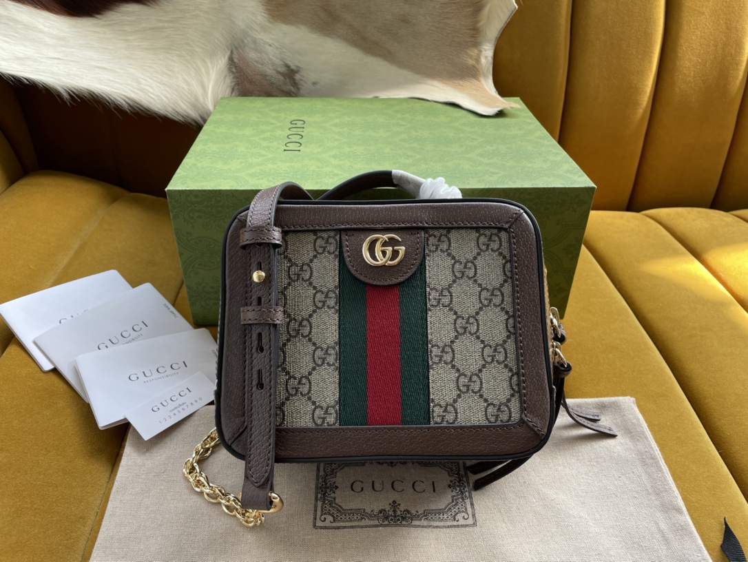 GUCCI Ophidia GG Mini Shoulder Bag 