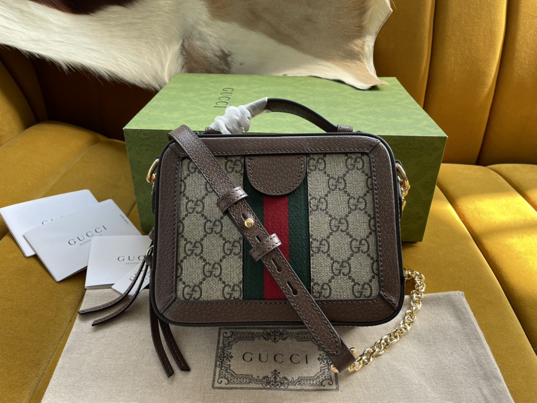 GUCCI Ophidia GG Mini Shoulder Bag 