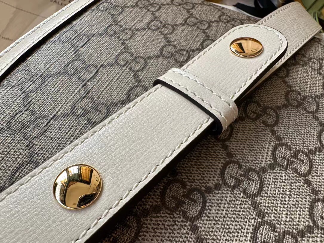 Gucci Horsebit 1955 shoulder bag White