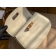 675797 Gucci Small Top Handle Bag White