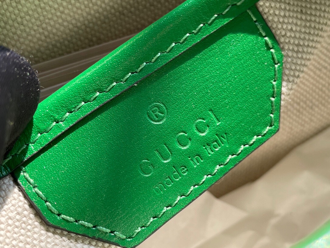 675797 Gucci Small Top Handle Bag Green