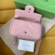 Replica Gucci 699757 GG Marmont Belt Bag Pink