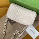 Replica Gucci 699757 GG Marmont Belt Bag White