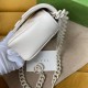 Replica Gucci 699757 GG Marmont Belt Bag White