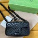 Replica Gucci 699757 GG Marmont Belt Bag Black