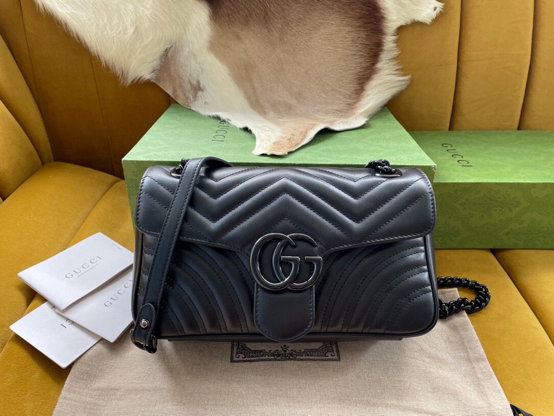 GG Marmont Small Shoulder Bag Matelassé