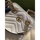 GUCCI GG Marmont Quilted mini 2-way Bag White