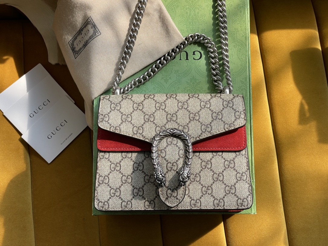 Gucci 421970 Dionysus GG Supreme Red